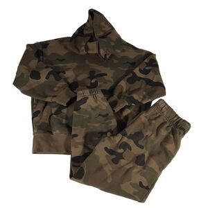 Old Navy Camouflage Kids Set in Brown and Green